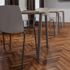 Kantine/ stabelstol Lisa, sort