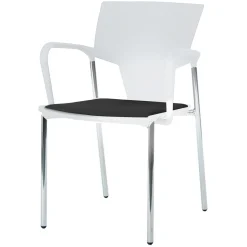 Kantine/mødestol Aktiva m. polster & armlæn