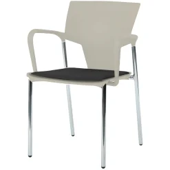 Kantine/mødestol Aktiva m. polster & armlæn