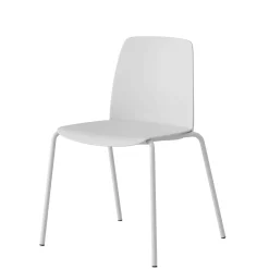 Kantine/stabelstol Lisa, hvid