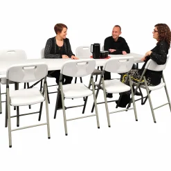 Klapbord + 8 klapstole American