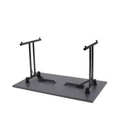 Klapbord Stabelfix Lux II 80x140, sort stel