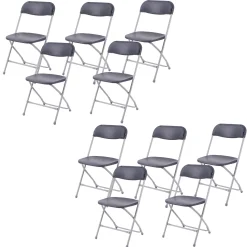 Klapstol Samson Lux 10 stk, grå