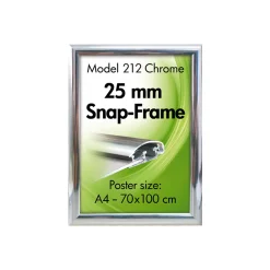 Klikramme A2, 25 mm kant