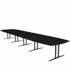 Konferencebord Executive, sort/sort