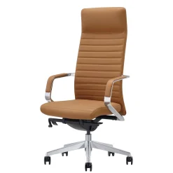 Kontorstol ELC Excellence læder brun