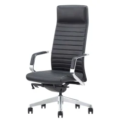 Kontorstol ELC Excellence læder sort