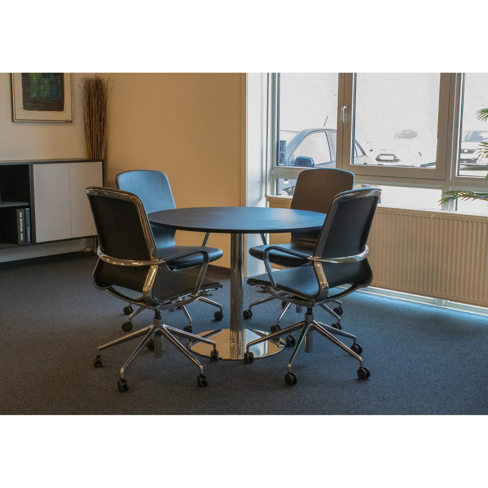 Kontorstol ELC Nola læder sort