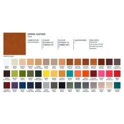 Kontorstol HAY AAC 53, blank/cognac læder