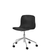 Kontorstol HAY AAC 51, blank/sort stof