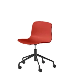 Kontorstol HAY AAC 50, sort/rød