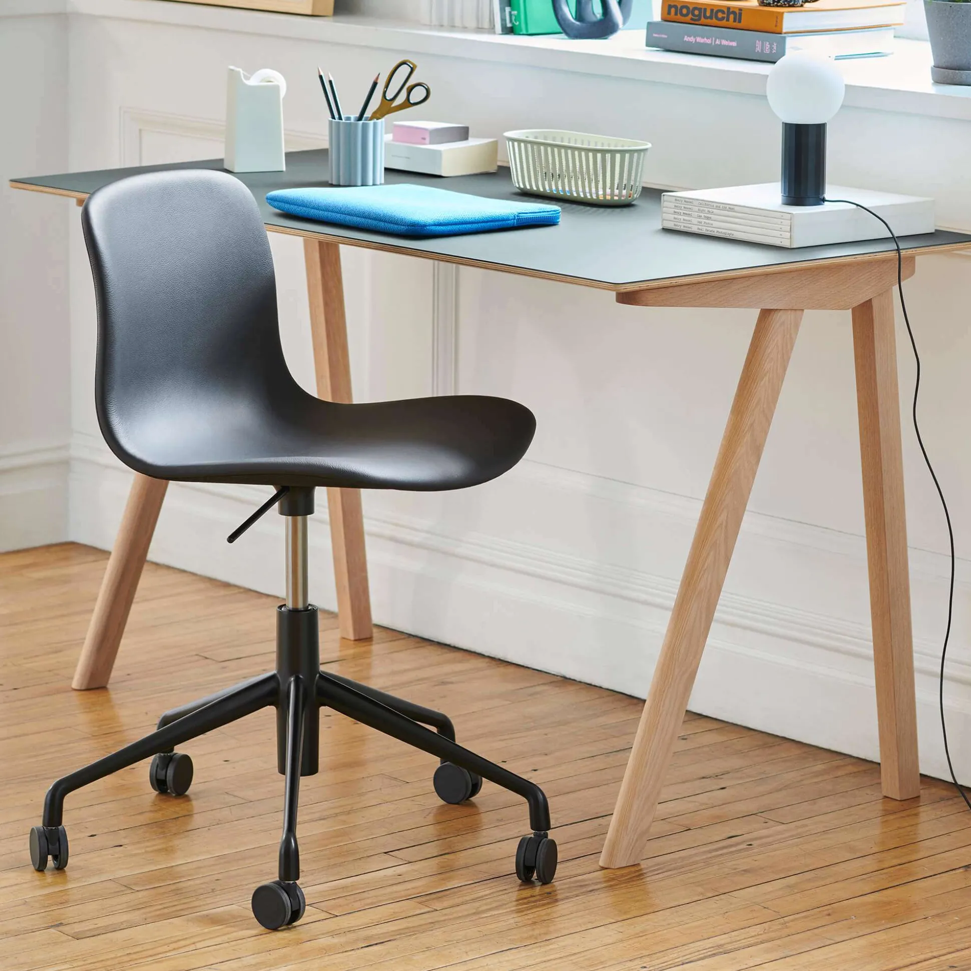 Kontorstol HAY AAC 51, sort/sort stof