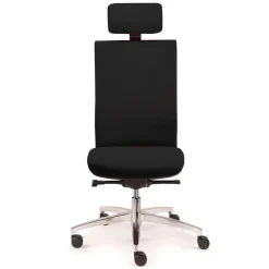 Kontorstol Just AJ 4897, sort stel