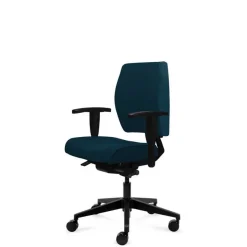 Kontorstol Magna lav ryg, sort