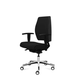 Kontorstol Magna mel. ryg, blank