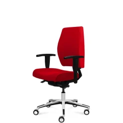 Kontorstol Magna mel. ryg, blank