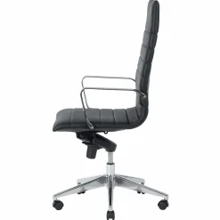 Kontorstol Prestige høj ryg, sort