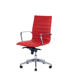 Kontorstol Prestige mellem ryg, rød