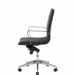 Kontorstol Prestige mellem ryg, sort