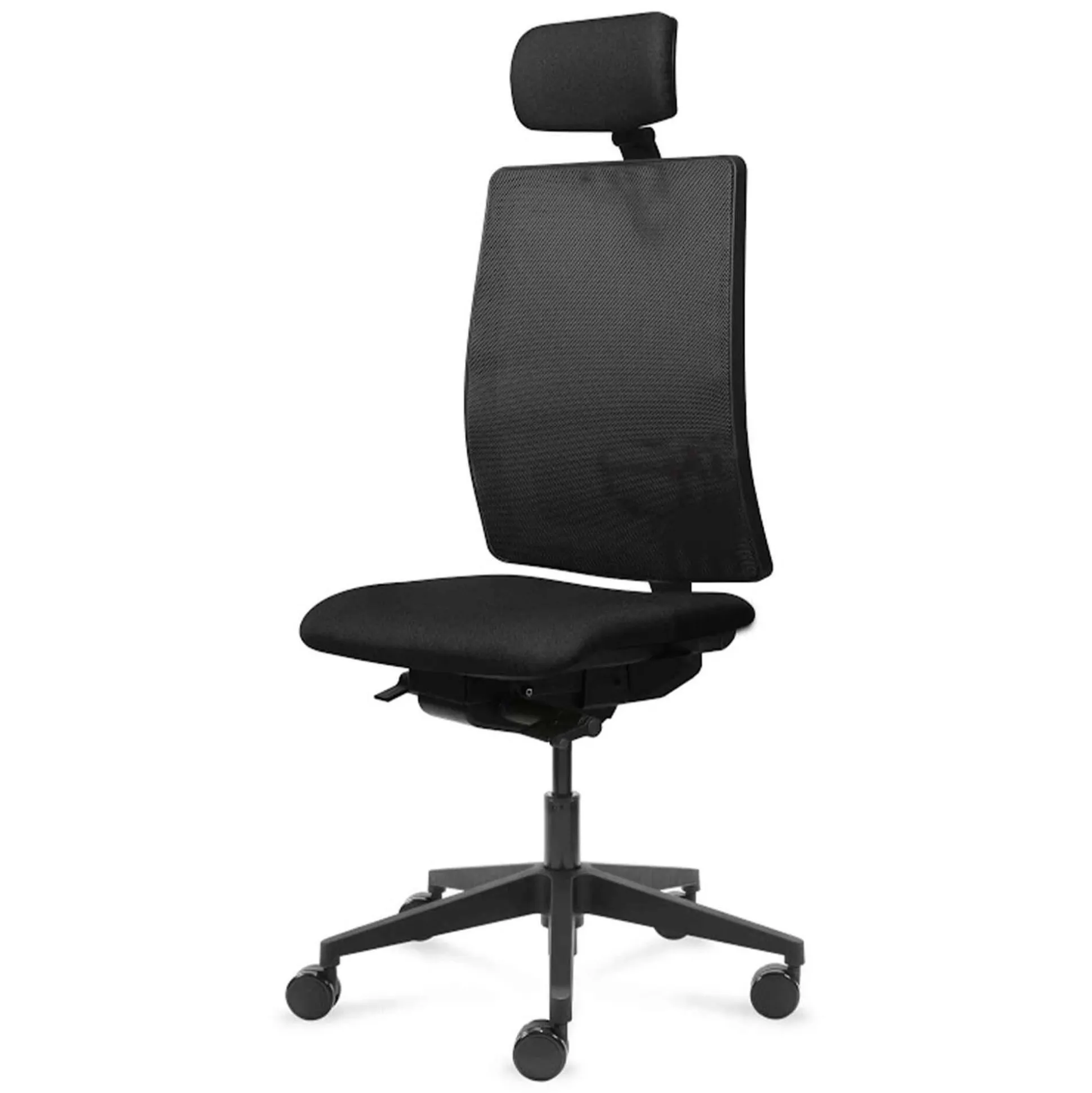 Kontorstol Work høj ryg, sort