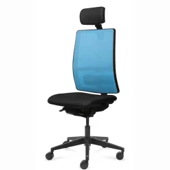 Kontorstol Work høj ryg, sort