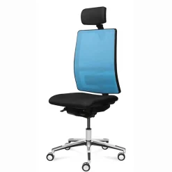 Kontorstol Work med høj ryg og nakkestøtte