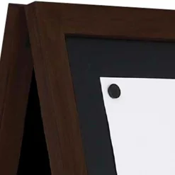 Kridttavle A-skilt 59x78 cm, sort træ