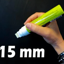 Kridttavle marker 15 mm, hvid