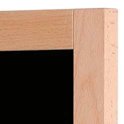 Kridttavle WOOD 60x80 cm, sort