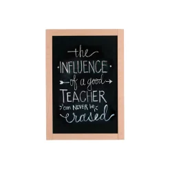 Kridttavle WOOD 40x60 cm, sort