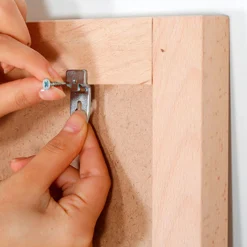 Kridttavle WOOD 40x60 cm, sort