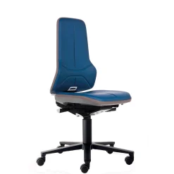 Laboratoriestol Bimos Neon 9573 blå/grå