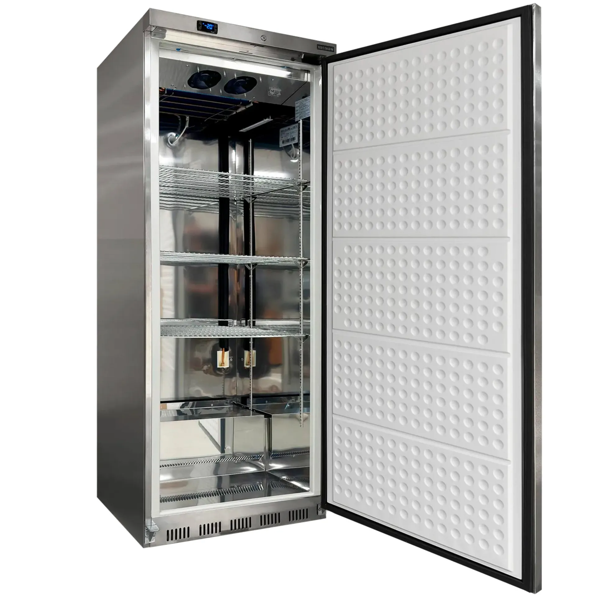 Lagerfryseskab Tefcold UF600SS, rustfri stål