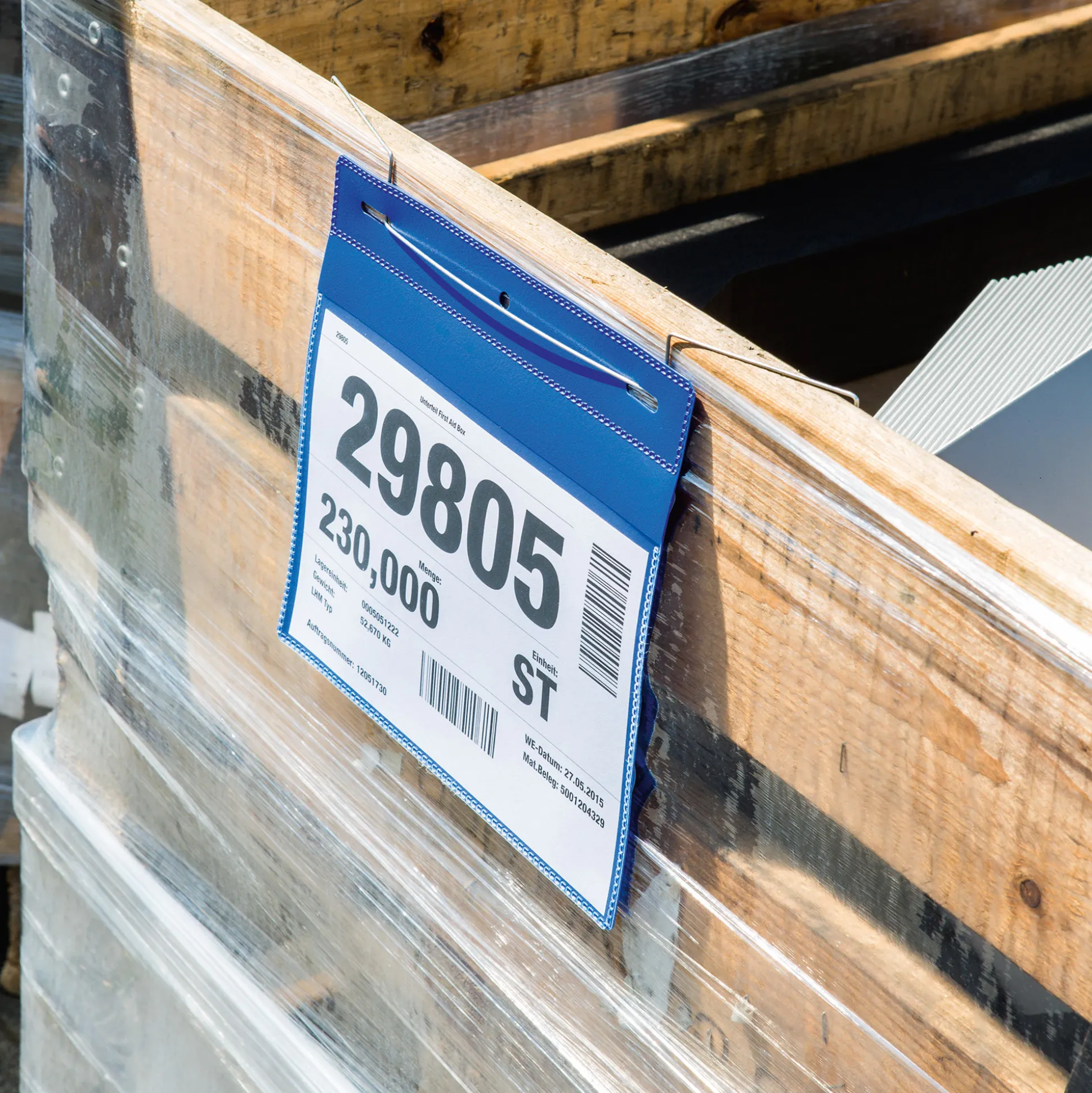 Lagerlomme m wirebeslag A5 tvær 50 stk.