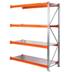 Lagerreol følgefag 80x180x250h cm 400 kg