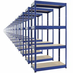 Lagerreol Future 45x90x180h blå, Sættilbud 20 stk