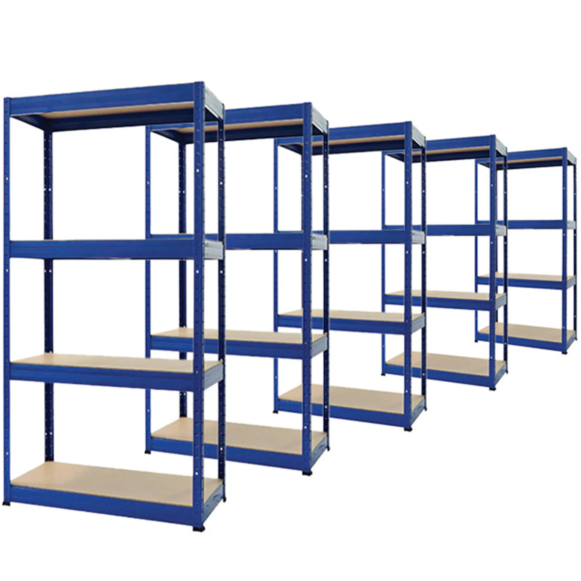Lagerreol Future 45x90x180h blå, Sættilbud 5 stk