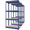 Lagerreol Future 45x90x180h blå, Sættilbud 3 stk