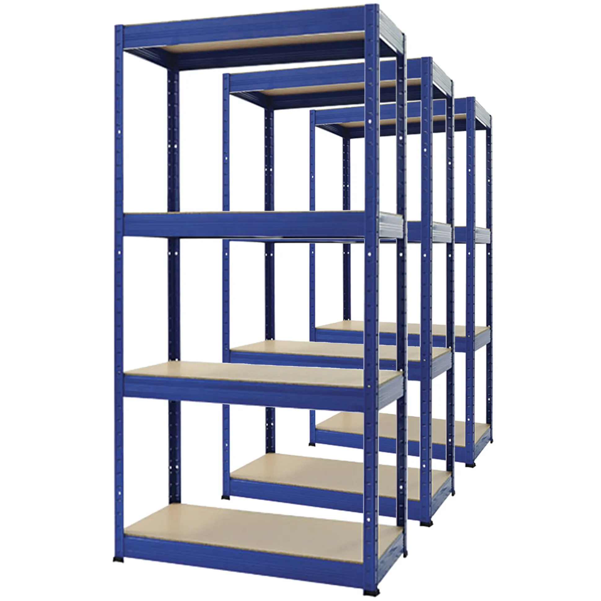 Lagerreol Future 45x90x180h blå, Sættilbud 3 stk