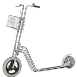 Løbehjul med kurv luftgummihjul