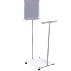 Låg til affaldsvogn, 60 ltr. Hvid