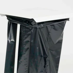 Låg til affaldsvogn, 125 ltr. Hvid