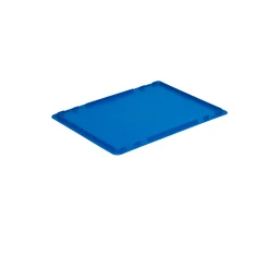 Låg til Eco eurokasse 40x30 cm blå