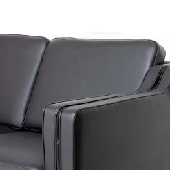 Liverpool Lux Sofasæt 2+3 pers. sort Dolaro Læder