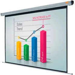 Lærred elektrisk 180x240h cm