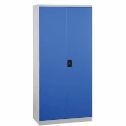 Materialeskab UniFix 39x85x180h Grå/Blå