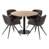 Møbelsæt Van doren bord Ø100 cm, m. 4 stole