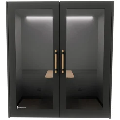 Mødeboks PhoneAlone, egetræslameller