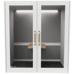 Mødeboks PhoneAlone, egetræslameller