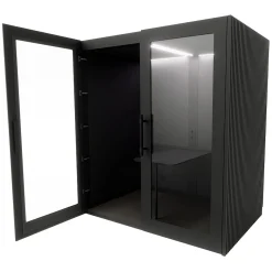 Mødeboks PhoneAlone, egetræslameller